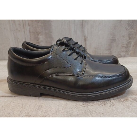 ✅NUNN BUSH BLACK LEATHER OXFORD SHOES MENS SZ 10M MANAGER COMFORT SHOE 84175-001 - Picture 8 of 13